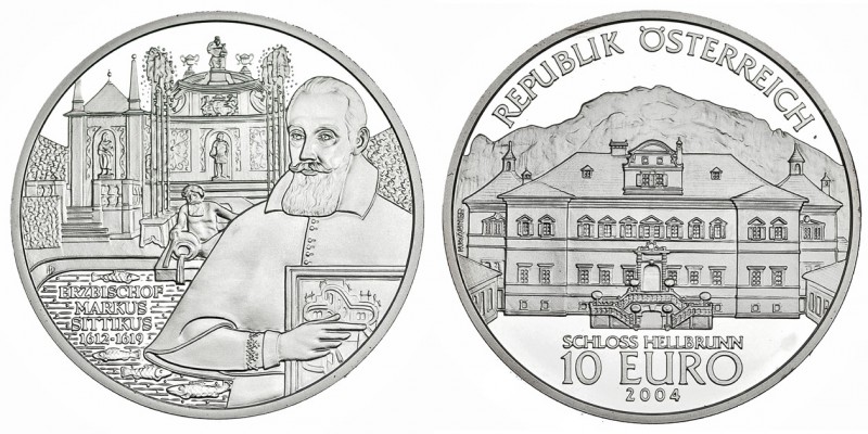 AUSTRIA. 10 EURO. 2004. KM-3111. Prueba.