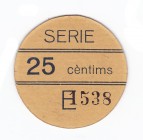 VIELLA. 25 céntimos. Montaner-1552 B.