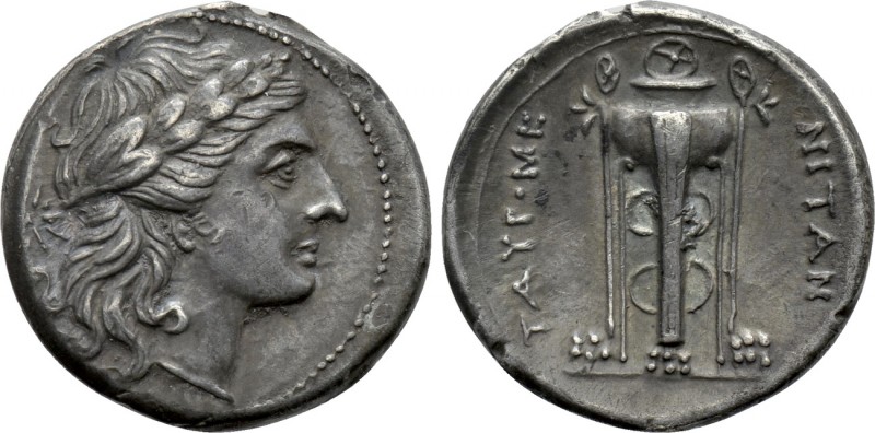 SICILY. Tauromenion. Drachm (Circa 305-295 BC)

Obv: Laureate head of Apollo r...