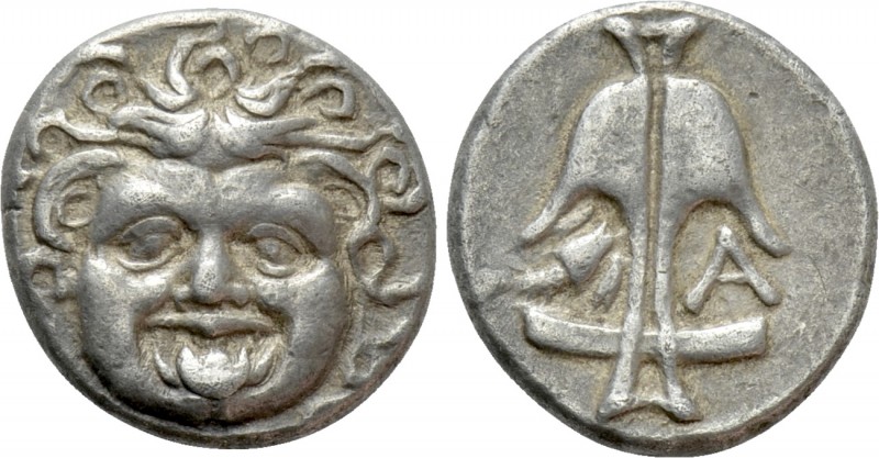 THRACE. Apollonia Pontika. Tetrobol (425-375 BC)

Obv: Gorgoneion. Rev: Uprigh...