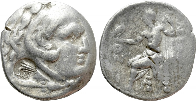 THRACE. Byzantion. Countermarked on a Odessos Tetradrachm in the name and types ...
