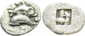THRACE. Thasos. Hemiobol (Circa 500-480 BC)