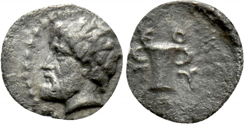 KINGS OF THRACE (Odrysian). Kotys I (Circa 383-359 BC). Obol

Obv: Bare head l...