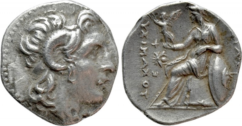 KINGS OF THRACE (Macedonian). Lysimachos (305-281 BC). Drachm. Ephesos

Obv: D...