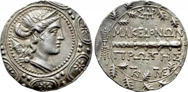 MACEDON UNDER ROMAN PROTECTORATE. First Meris. Tetradrachm (Circa 167-148 BC). A...