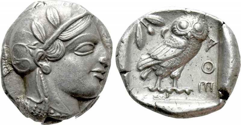 ATTICA. Athens. Tetradrachm (Circa 454-404 BC)

Obv: Helmeted head of Athena r...