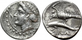 PAPHLAGONIA. Sinope. Drachm (Circa 330-300 BC). Theot-, magistrate