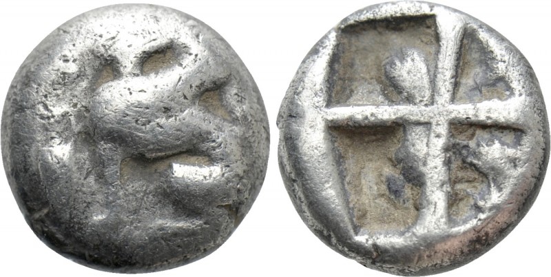 IONIA. Chios. Triobol or Hemidrachm (Circa 435-425 BC)

Obv: Sphinx seated lef...