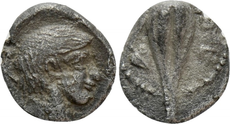 IONIA. Magnesia ad Maeandrum. Themistokles (Circa 465-459 BC). Hemiobol

Obv: ...