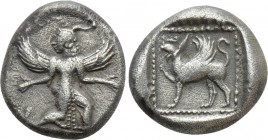CARIA. Kaunos. Trihemiobol (Circa 490-470 BC)