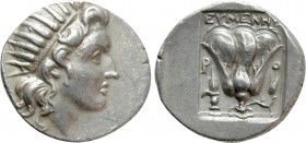 CARIA. Rhodes. Drachm (Circa 188-170 BC). Eumenes, magistrate