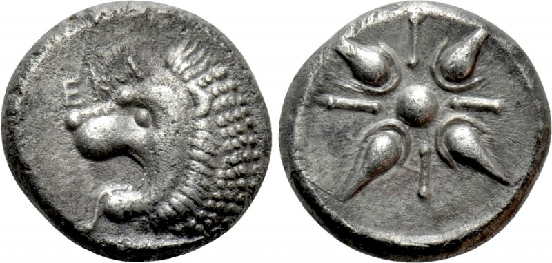 SATRAPS OF CARIA. Hekatomnos (Circa 392/1-377/6 BC). Drachm. Mylasa

Obv: EKA....