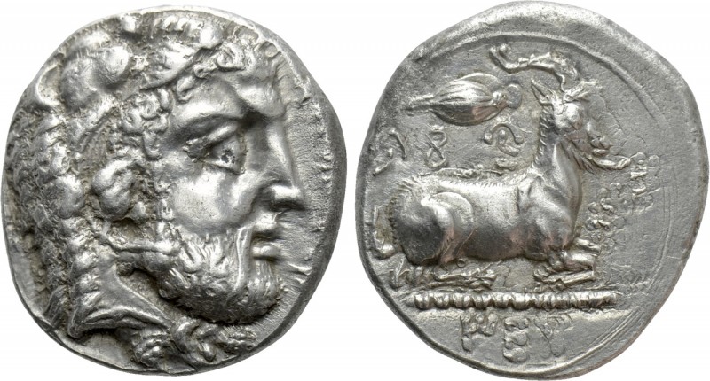 CYPRUS. Salamis. Evagoras I (Circa 411-374 BC). Stater

Obv: Head of Herakles ...
