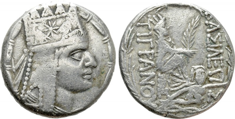 KINGS OF ARMENIA. Tigranes II the Great (95-56 BC). Tetradrachm. Tigranocerta
...