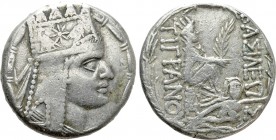 KINGS OF ARMENIA. Tigranes II the Great (95-56 BC). Tetradrachm. Tigranocerta