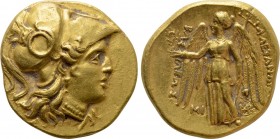 SELEUKID KINGDOM. Seleukos I Nikator (312-281 BC). GOLD Stater. Babylon I. Struck in the name and types of Alexander III 'the Great' of Macedon