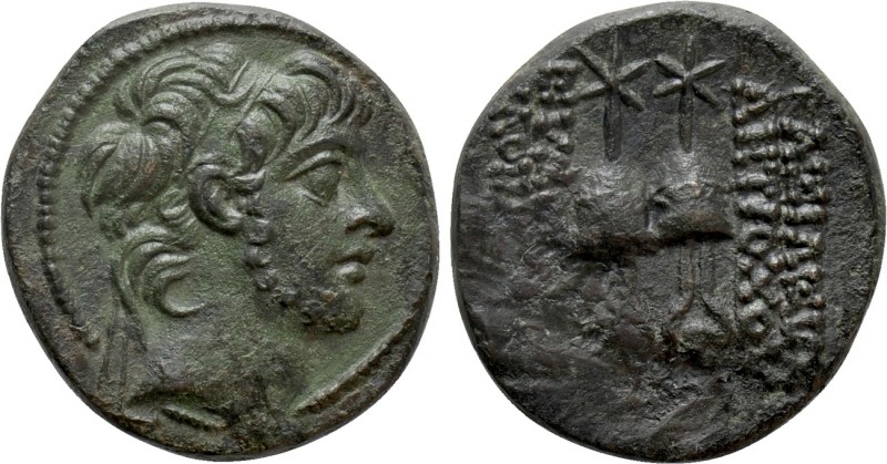 SELEUKID KINGDOM. Antiochos X Eusebes Philopator (Circa 94-88 BC). Ae. Antioch
...