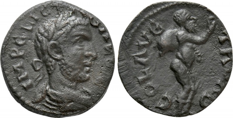 TROAS. Alexandria. Gallienus (253-268). Ae As

Obv: IMP C LICIN GALLIEN. Laure...