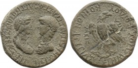 PHRYGIA. Apameia. Nero with Agrippina II (54-68). Ae. Marios Kordos, magistrate