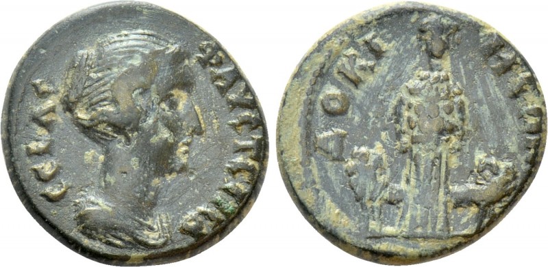 PHRYGIA. Docimeum. Faustina II (Augusta, 147-175). Ae

Obv: ΦΑVСΤЄΙΝΑ СЄΒΑС. D...