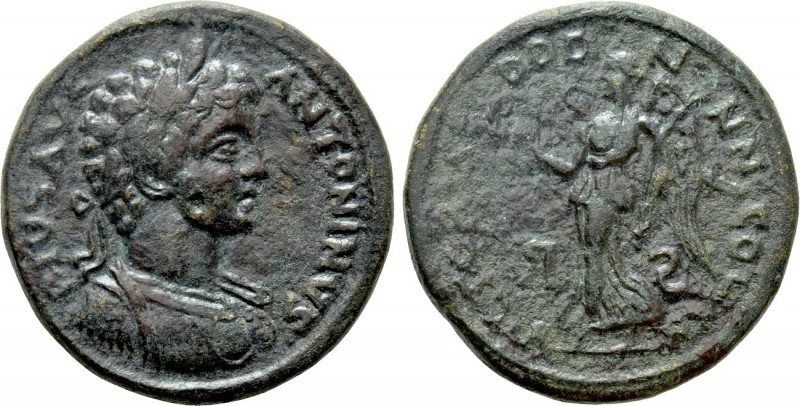 PISIDIA. Antioch. Caracalla (198-217). Ae

Obv: ANTONINVS PIVS AVG. Laureate a...