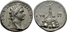 CAPPADOCIA. Caesarea. Domitian (Caesar, 69-81). Didrachm. Dated RY 13 (93/4)