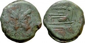 ANONYMOUS. As (208 BC). Mint in southeast Italy