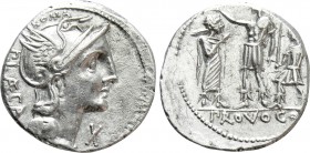 P. LAECA. Denarius (110-109 BC). Rome