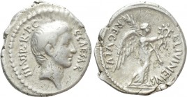 OCTAVIAN. Denarius (42 BC). Rome. L. Livineius Regulus, moneyer