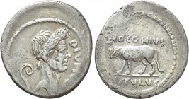 DIVUS JULIUS CAESAR (Died 44 BC). Denarius (40 BC). Rome. Q. Voconius Vitulus, moneyer