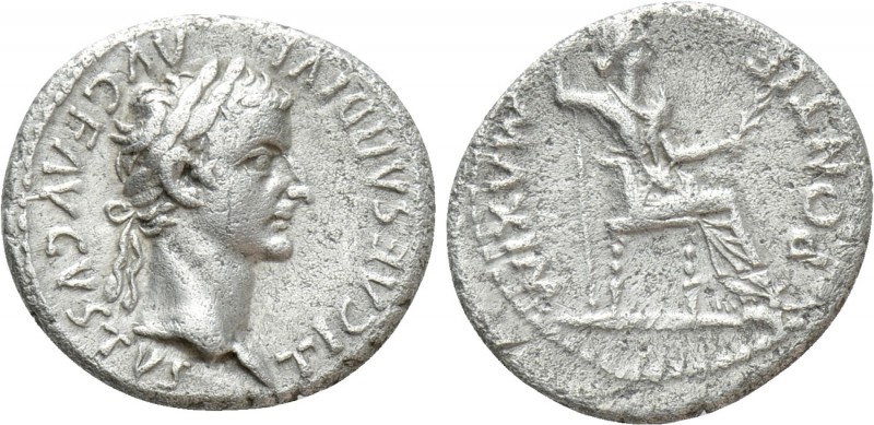 TIBERIUS (14-37). Denarius. Lugdunum. "Tribute Penny" type

Obv: TI CAESAR DIV...