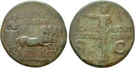 GERMANICUS (Died 19). Dupondius. Rome. Struck under Caligula