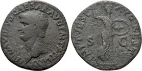 CLAUDIUS (41-54). As. Rome. Restitution issue struck under Titus