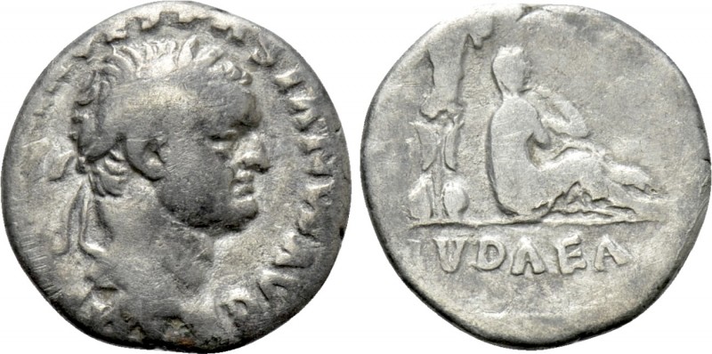 VESPASIAN (69-79). Denarius. Rome. "Judaea Capta" issue

Obv: IMP CAESAR VESPA...