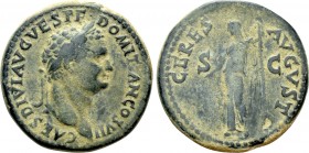 DOMITIAN (Caesar, 69-81). Dupondius or As. Uncertain Thracian mint