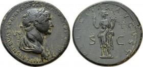 TRAJAN (98-117). Sestertius. Rome
