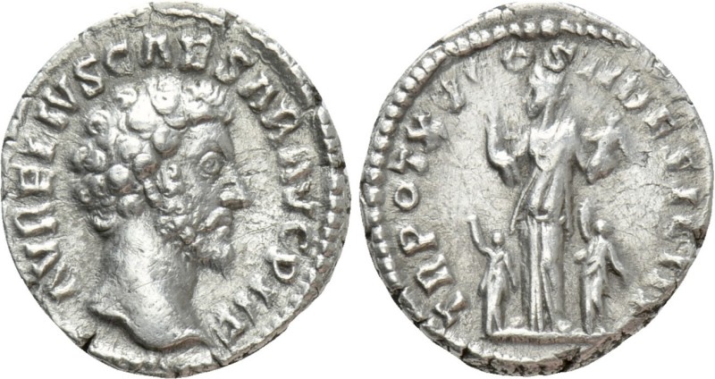MARCUS AURELIUS (As Caesar, 139-161). Denarius (160-161). Rome

Obv: AVRELIVS ...