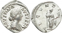 FAUSTINA II (Augusta, 147-175). Denarius. Rome