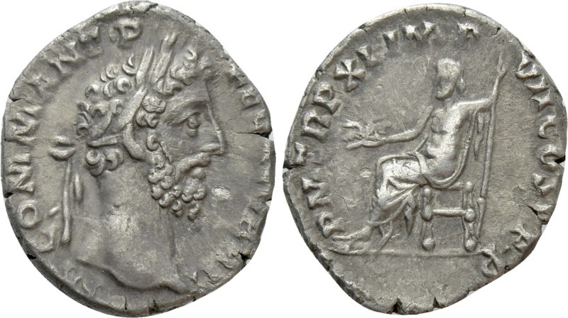 COMMODUS (177-192). Denarius. Rome

Obv: M COMM ANT P FEL AVG BRIT. Laureate h...