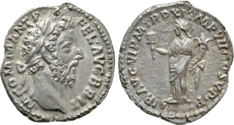 COMMODUS (177-192). Denarius. Rome

Obv: M COMM ANT P FEL AVG BRIT. Laureate h...