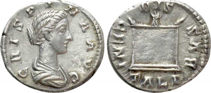 CRISPINA (Augusta, 178-182). Denarius. Rome

Obv: CRISPINA AVG. Draped bust ri...