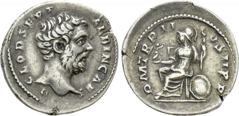 CLODIUS ALBINUS (Caesar, 193-195). Denarius. Rome

Obv: D CLOD SEPT ALBIN CAES...