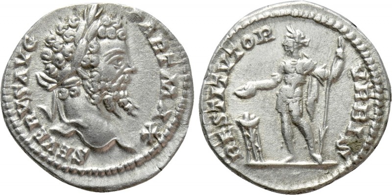 SEPTIMIUS SEVERUS (193-211). Denarius. Rome

Obv: SEVERVS AVG PART MAX. Laurea...