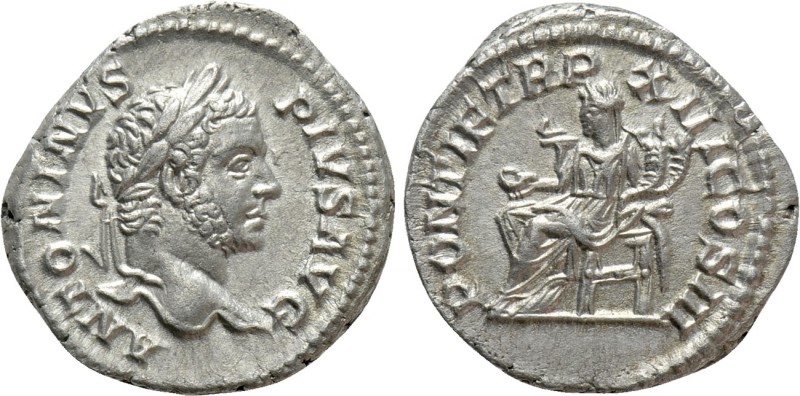 CARACALLA (198-217). Denarius. Rome

Obv: ANTONINVS PIVS AVG. Laureate head ri...