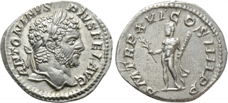 CARACALLA (198-217). Denarius. Rome

Obv: ANTONINVS PIVS FEL AVG. Laureate hea...