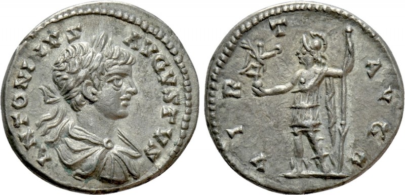 CARACALLA (198-217). Denarius. Laodicea ad Mare

Obv: ANTONINVS AVGVSTVS. Laur...