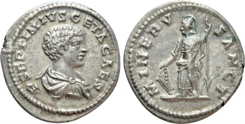 GETA (Caesar, 198-209). Denarius. Laodicea ad Mare

Obv: P SEPTIMIVS GETA CAES...