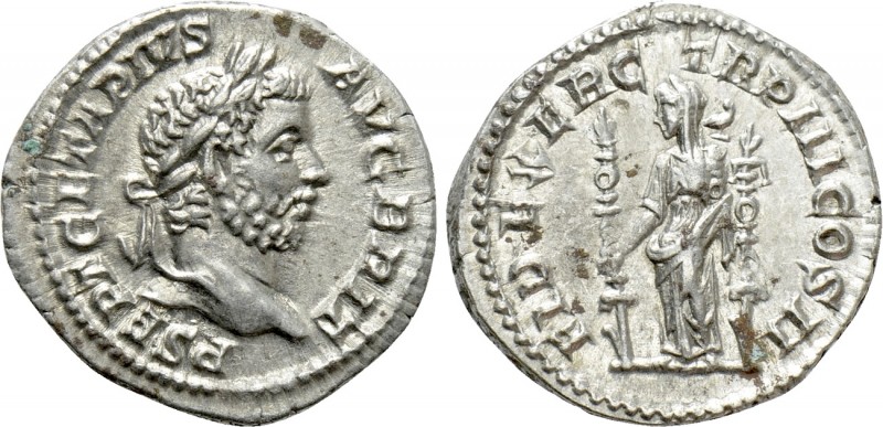 GETA (209-211). Denarius. Rome

Obv: P SEPT GETA PIVS AVG BRIT. Laureate head ...