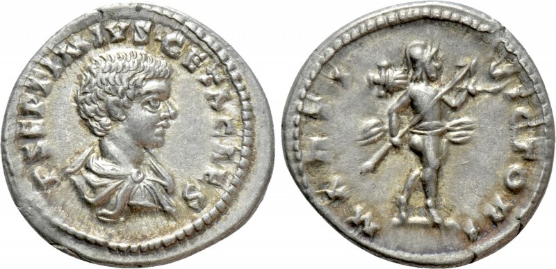 GETA (209-211). Denarius. Laodicea ad Mare

Obv: P SEPTIMIVS GETA CAES. Bare-h...