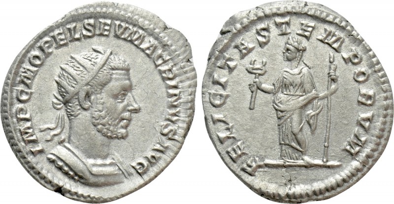 MACRINUS (217-218). Antoninianus. Rome

Obv: IMP C M OPEL SEV MACRINVS AVG. Ra...